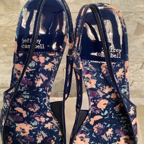 Jeffrey Campbell Floral Slingback Kitten Heels - Picture 6 of 10